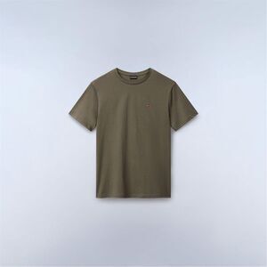 Napapijri Mens Salis Logo Short-Sleeved T-Shirt / Tea
